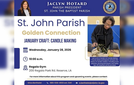 St. John the Baptist Parish Hosts Free Candle-Making Event for Seniors to Spark Creativity and Companionship