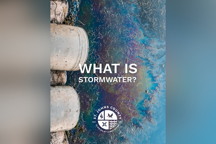 St. Johns County Advocates for Stormwater Awareness, Urges Public Action on Social Media