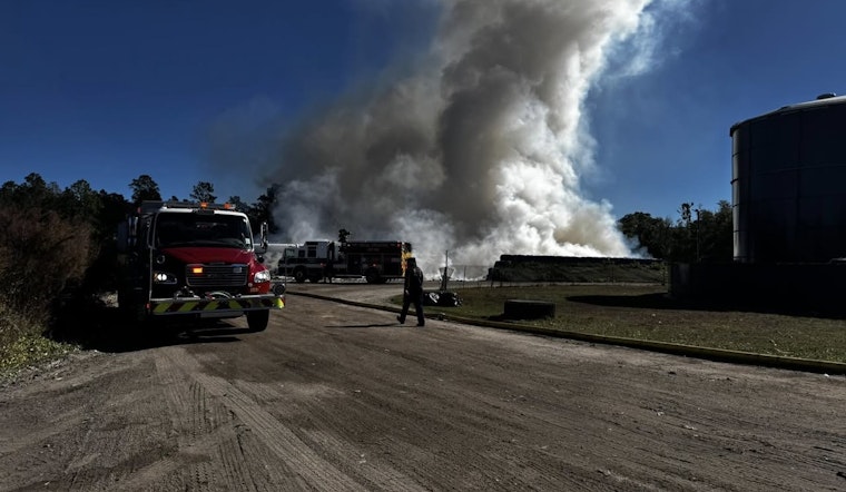 St. Johns County Firefighters Subdue Major Landfill Fire Without Injury on New Year's Day