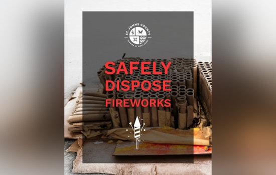 St. Johns County Issues Guide for Safe Fireworks Disposal After New Year Festivities