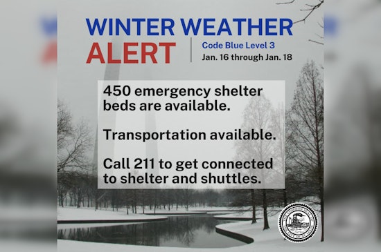 St. Louis Activates Code Blue to Protect Homeless Residents from Freezing Temperatures, Expands Shelter Capacity and Transportation Options