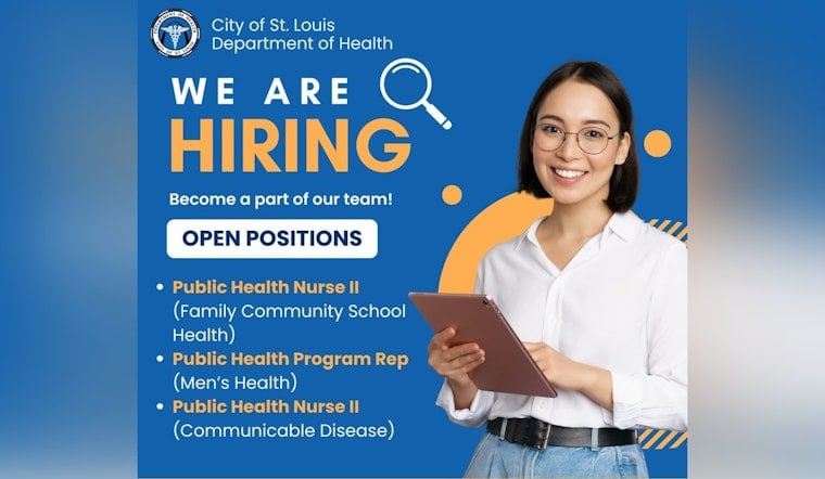 St. Louis Department of Health Seeks Dedicated Professionals for Vital Public Health Roles