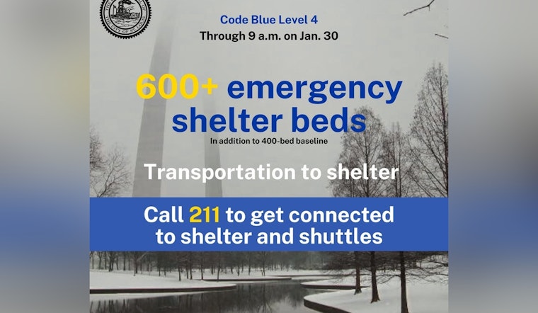 St. Louis Expands Emergency Shelter Beds and Transport Amid Winter Chill