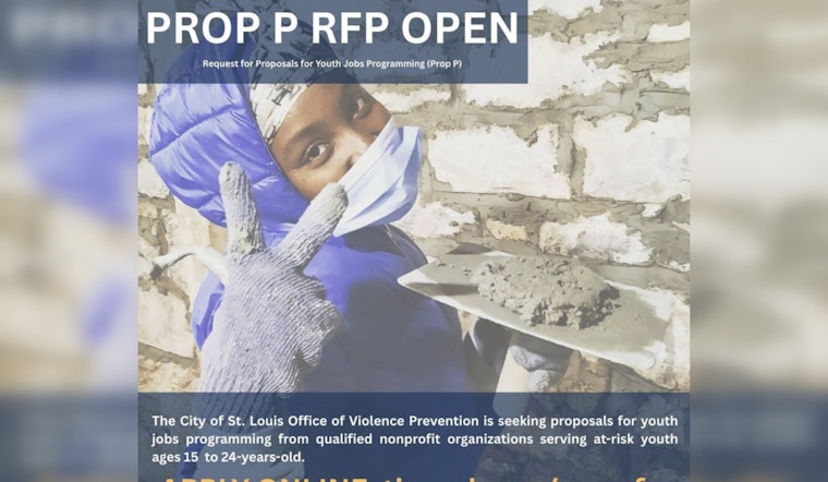 St. Louis Launches Prop P Youth Jobs Initiative to Combat Violence with Employment and Training Opportunities for Youth