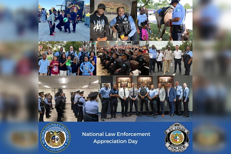 St. Louis Metropolitan Police Department Thanks Officers on Law Enforcement Appreciation Day Amidst National Debate on Policing