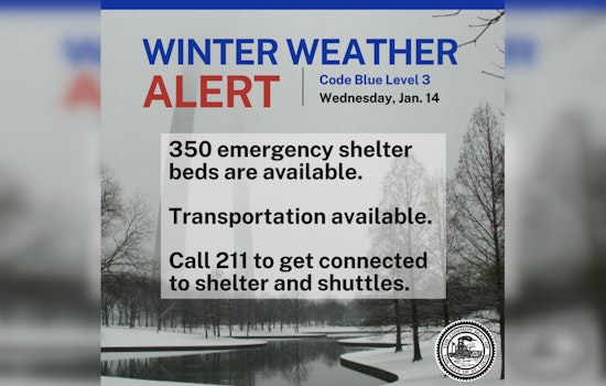 St. Louis Mobilizes 350 Emergency Beds and Transport for Homeless amid Freezing Temperatures
