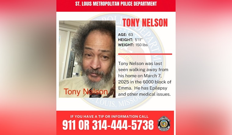 St. Louis Police Renew Call for Public's Help in Search for Missing Tony Nelson
