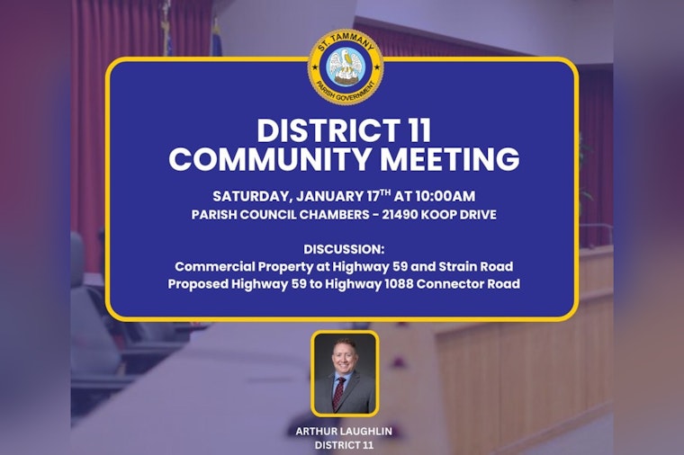 St. Tammany Parish Calls for Community Input on LA 59 Development at Upcoming Council Meeting
