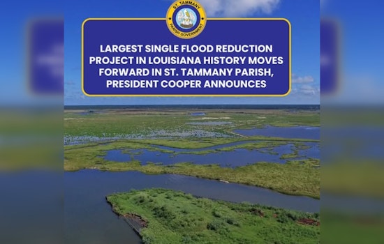 St. Tammany Parish Receives $3.75 Million for Flood Defense, Aiming to Shield Slidell and Lake Pontchartrain Areas