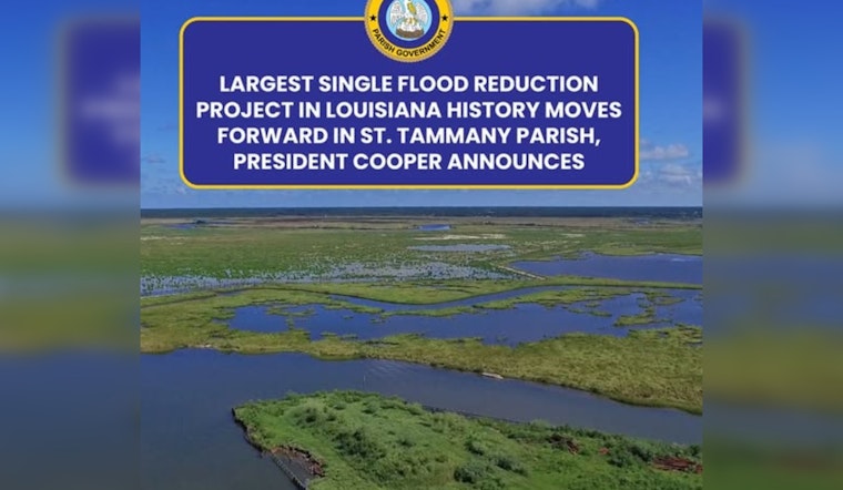 St. Tammany Parish Receives $3.75 Million for Flood Defense, Aiming to Shield Slidell and Lake Pontchartrain Areas