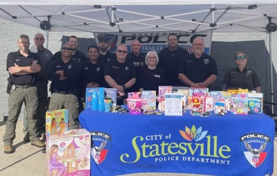 Statesville Police Department's Toy Drive Triumph: Over 8,000 Gifts Collected for Children