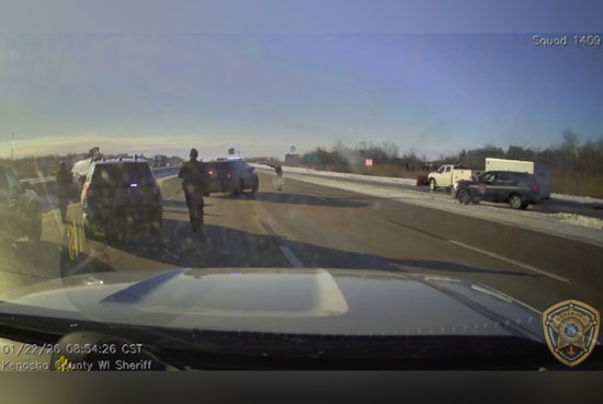Stolen Dry-Cleaner Van Slams I-94 Median After Kenosha Cops Shut Down Chase