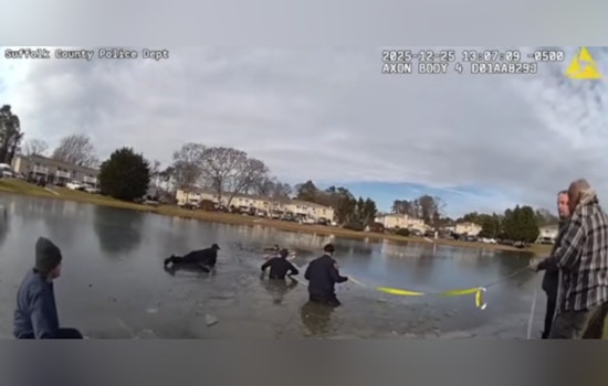 Suffolk County Police Officers Heroically Rescue 8-Year-Old Boy from Frozen Pond in East Patchogue on Christmas Day