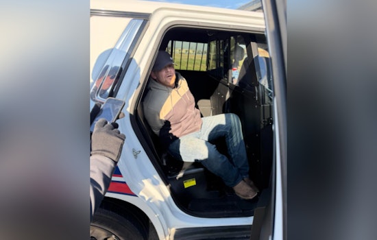 Suspect Arrested for Unauthorized Use of Stolen Vehicle During Traffic Stop in Northwest Freeway