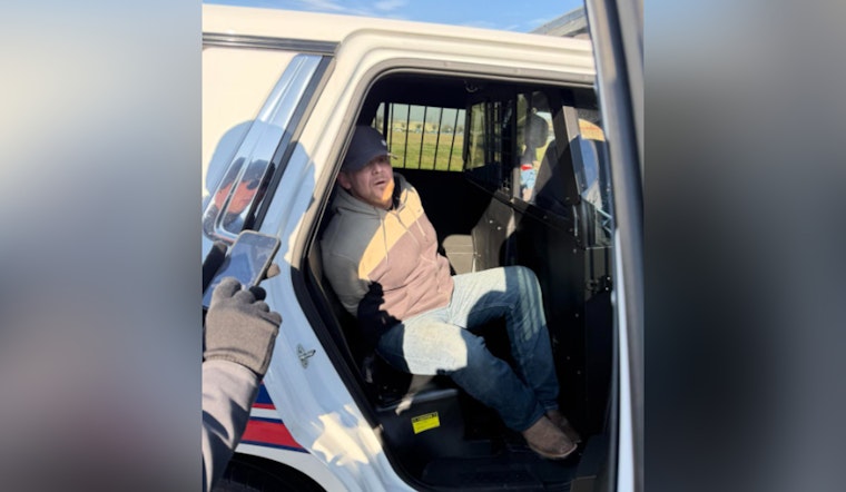 Suspect Arrested for Unauthorized Use of Stolen Vehicle During Traffic Stop in Northwest Freeway