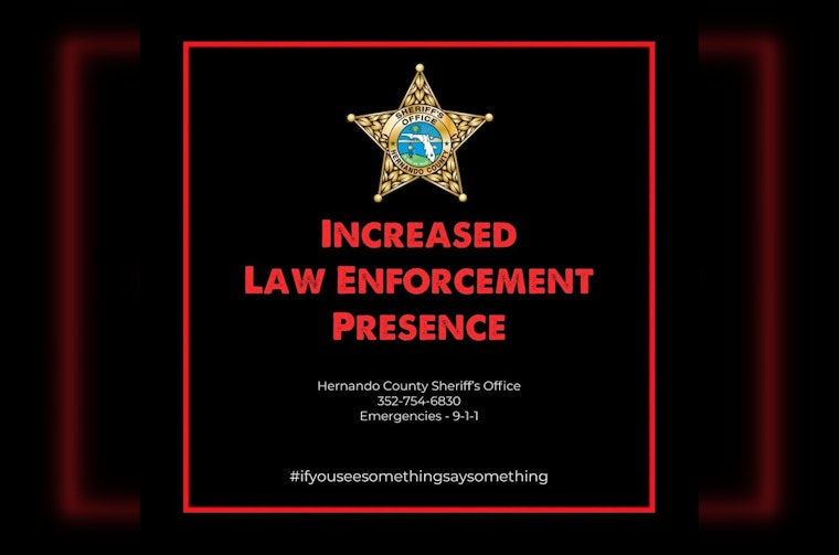 Suspect Apprehended Following Multi-Agency Search in Spring Hill, Hernando County Sheriff's Office Thanks Community