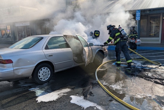 Swift Action by Firefighters and Alert Bystander Contain Vehicle Fire in Placerville