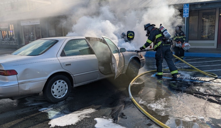 Swift Action by Firefighters and Alert Bystander Contain Vehicle Fire in Placerville