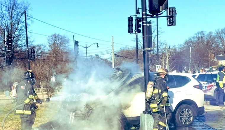 Swift Rescue by DC Fire and EMS Following Fiery Crash at Kenilworth and Burroughs Ave NE