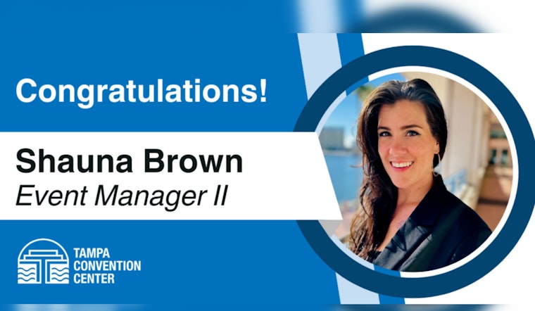 Tampa Convention Center Boosts Leadership Team with New Event Manager Shauna Brown