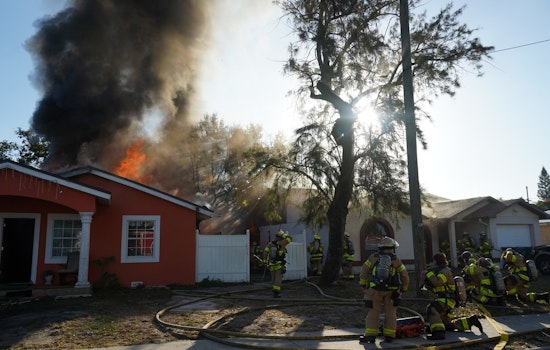 Tampa Firefighters Quell Morning Blaze on North Jamaica Street, Rescue Resident and Pets