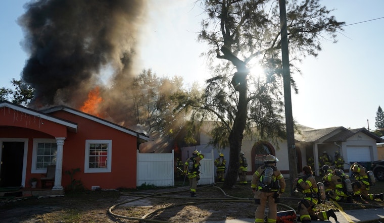 Tampa Firefighters Quell Morning Blaze on North Jamaica Street, Rescue Resident and Pets