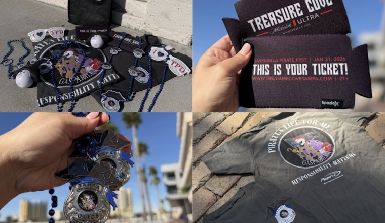 Tampa Police Department Hosts Gasparilla Treasure Hunt with Daily Safety Clues and Prizes