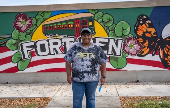 Tasha Beckwith's New Mural at Fort Harrison IndyGo Station Celebrates Lawrence's Past and Future