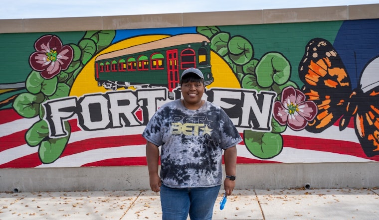 Tasha Beckwith's New Mural at Fort Harrison IndyGo Station Celebrates Lawrence's Past and Future