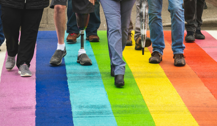 Texas Orders Dallas To Strip Oak Lawn Of Its Rainbow Crosswalks