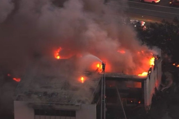Three-Alarm Inferno Rips Through Vacant Saratoga Ave Site, Chokes Off San Jose Traffic