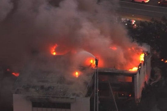 Three-Alarm Inferno Rips Through Vacant Saratoga Ave Site, Chokes Off San Jose Traffic