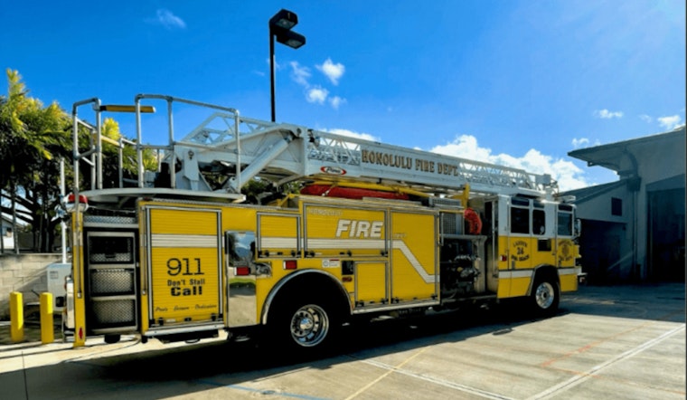 Three Pets Rescued, Elderly Man Treated Following Kalihi Apartment Fire in Honolulu