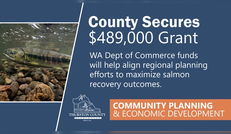 Thurston County Awarded $489K to Boost Salmon Recovery Efforts in South Puget Sound