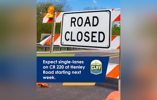 Traffic Shifts Planned on CR 220 at Henley Road as Roadwork Alerts Clay County Motorists