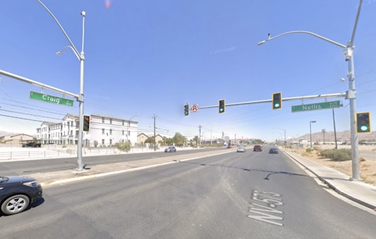 Two Injured in Early Morning Two-Vehicle Crash at Nellis and Craig in Northeast Las Vegas