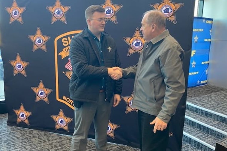 Union County Hails New Detective, Deputy Kyle Carswell Promoted in Monroe Ceremony