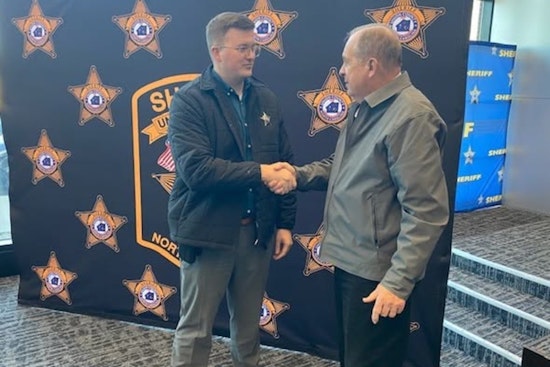 Union County Hails New Detective, Deputy Kyle Carswell Promoted in Monroe Ceremony