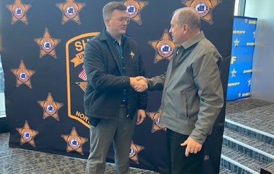 Union County Hails New Detective, Deputy Kyle Carswell Promoted in Monroe Ceremony