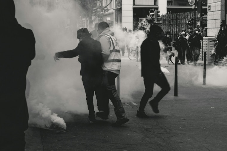 University Avenue Showdown: Tear Gas And Broken Glass At Minneapolis Hotel
