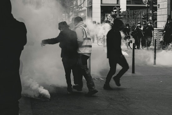 University Avenue Showdown: Tear Gas And Broken Glass At Minneapolis Hotel