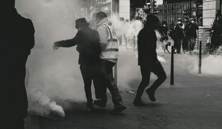 University Avenue Showdown: Tear Gas And Broken Glass At Minneapolis Hotel