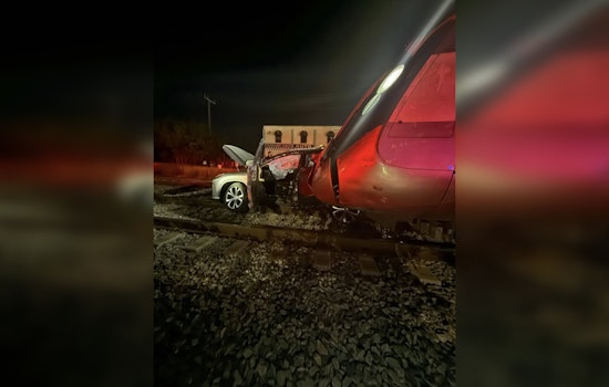 Unoccupied SUV Struck by Brightline Train in Stuart, Prompts Southeast Dixie Highway Closure