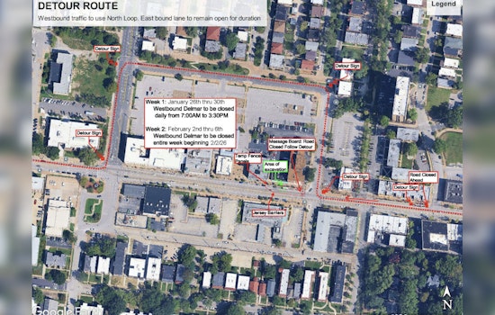 Upcoming Infrastructure Project Near LOCAL on Delmar to Impact University City Commutes Starting January 26