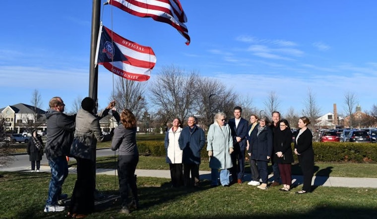 Upper Arlington Launches America 250 Website and Celebrates with Flag Raising Event at Tremont Library