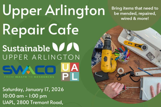 Upper Arlington's First Repair Café at Tremont Library: Reviving Belongings and Reducing Waste