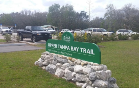Upper Tampa Bay Trail Section Temporarily Closed for Post-Hurricane Repairs Near West Waters Avenue