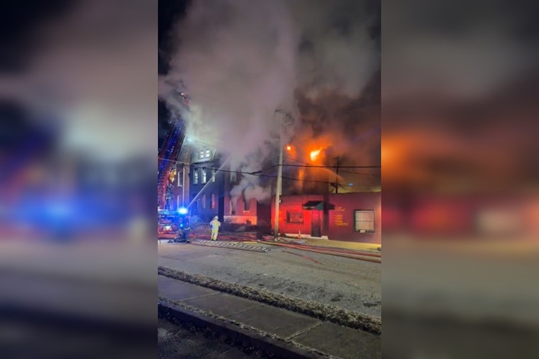 Vacant North St. Louis Brick Hulk Erupts in First-Alarm Inferno