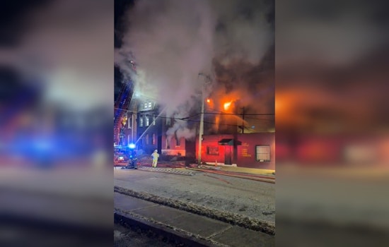Vacant North St. Louis Brick Hulk Erupts in First-Alarm Inferno