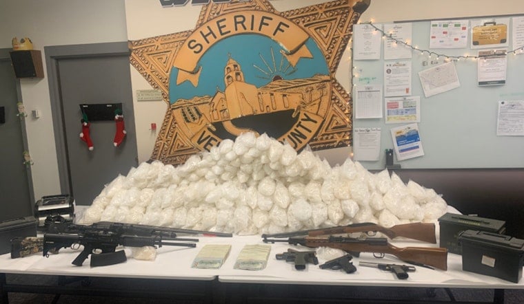 Ventura County Agencies Seize 350 Pounds of Meth, Firearms in Moreno Valley; Suspect Charged